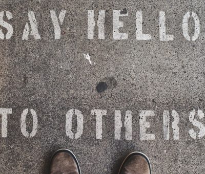 Painted on the sidewalk, not sure why but I like it.
